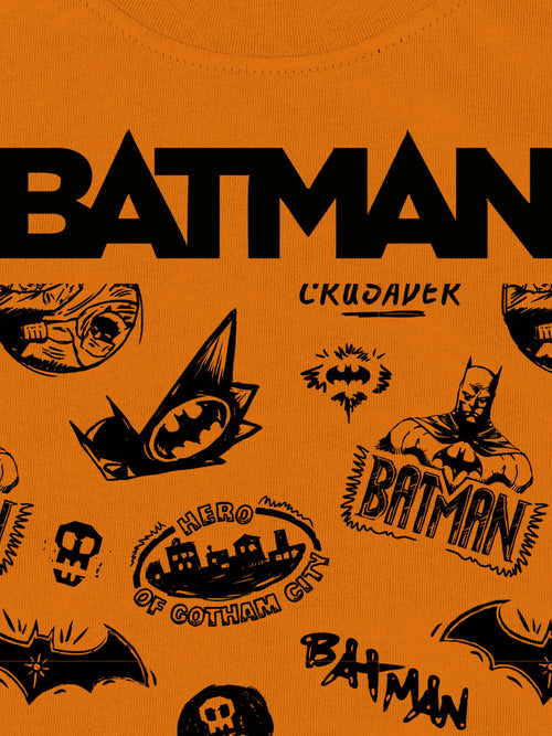Batman Orange Boys Tshirt