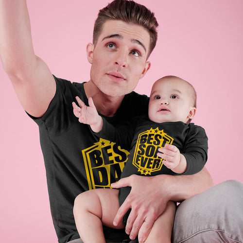 Best Dad and Son Ever Bodysuit and Tees