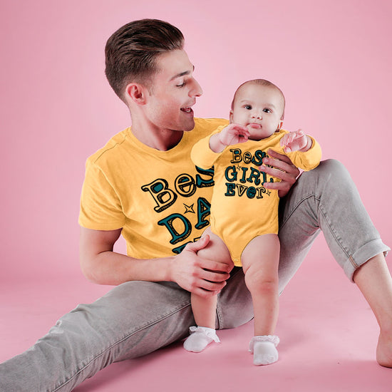 Best Dad ever Dad-Baby Bodysuit and Tees