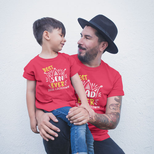 Best Dad/Son Ever 2020 Lockdown Matching Dad And Son Tees