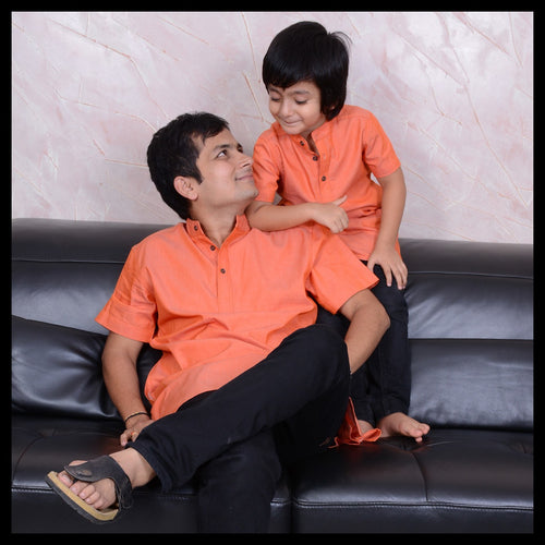 Blazing Rocket - Short Kurta For Father