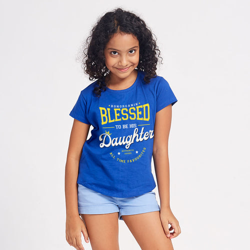 Blessed Daughter/Dad, Matching Dad And Daughter Tees For Daughter