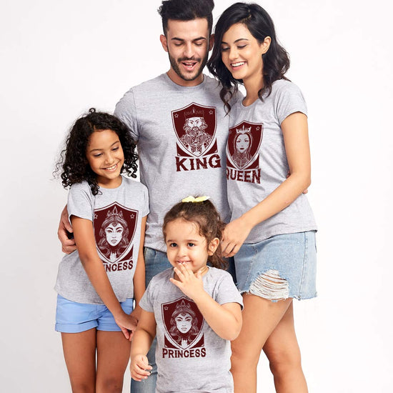 King Queen Prince Princess Family Tees