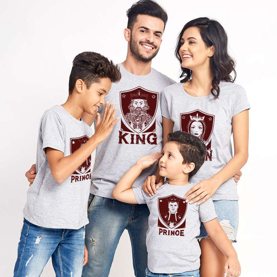 King Queen Prince Princess Family Tees