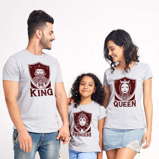 King Queen Prince Princess Family Tees
