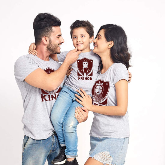 King Queen Prince Princess Family Tees