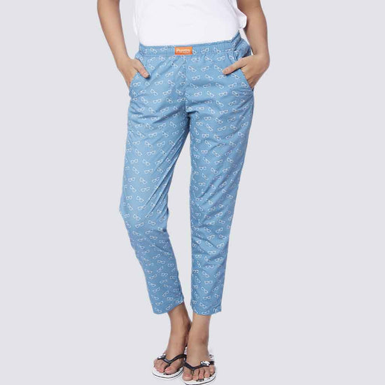 Cool Girls light blue print Sleepwear set