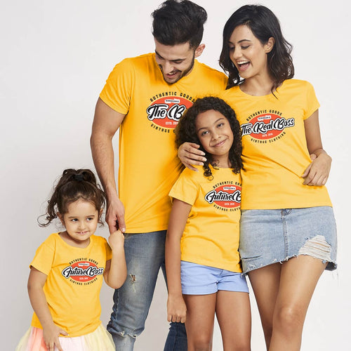 The Real Boss, Matching Family Tees