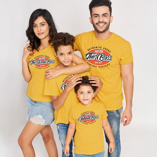 The Real Boss, Matching Family Tees