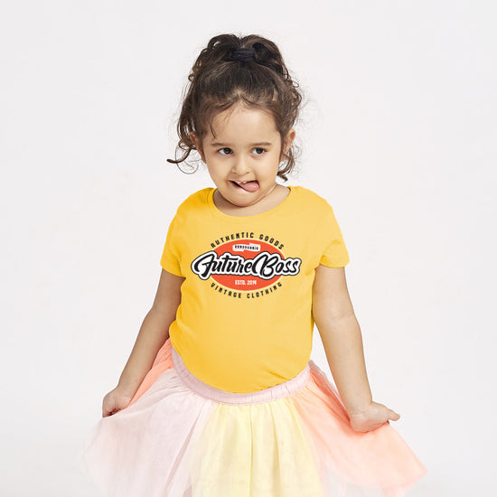 The Real Boss, Matching Family Tees For Kid Daughter