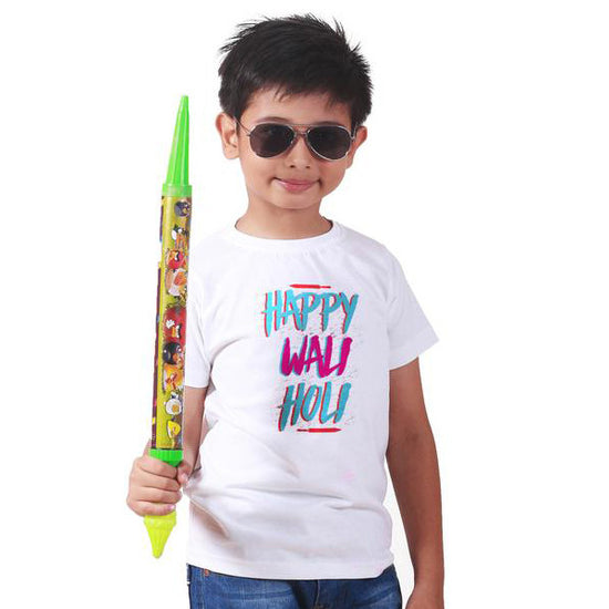 Happy Wali Holi Family Tees for son