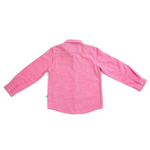 Casual Shirt - BonOrganik Lilac Full Sleeved Shirt