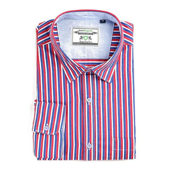 Contrast Striper Full Sleeve Shirt