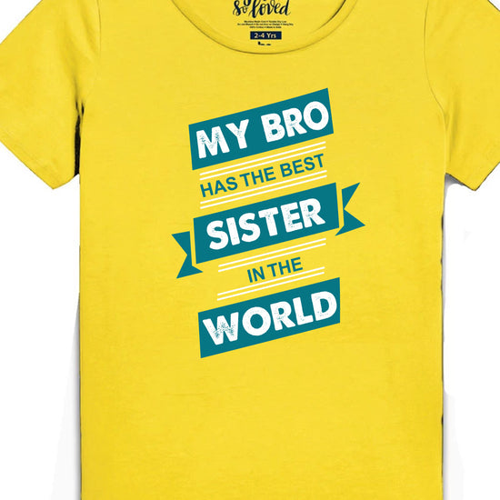 Best Siblings In The World, Matching Bodysuit And Tees For Brother And Sister