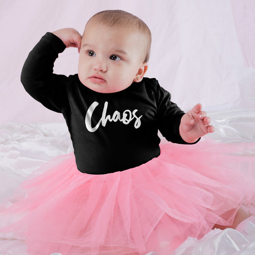 Chaos, Matching Tee And Bodysuit For Baby (Girl)