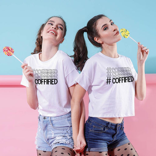 Coffified, Crop Tops For Bffs