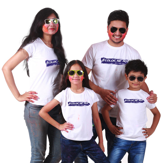 Family #Color me not Tees