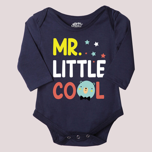 Mr. Little Cool Set Of 3 Assorted Bodysuits For The Baby