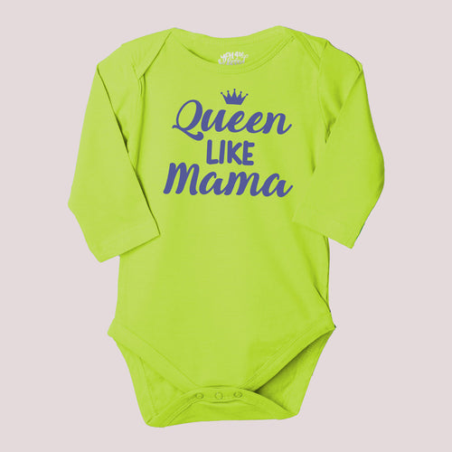 Queen Like Mama Set Of 3 Assorted Bodysuits For The Baby