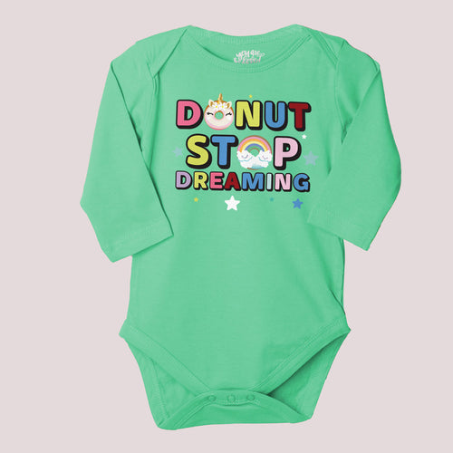 Donut Stop Dreaming Set Of 3 Assorted Bodysuits For The Baby