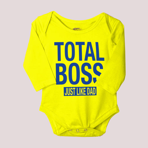 Total Boss Set Of 3 Assorted Bodysuits For The Baby
