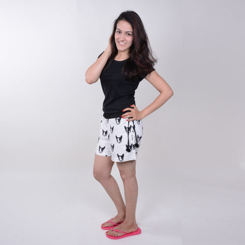 Conversational Print Sleepwear Set For Women