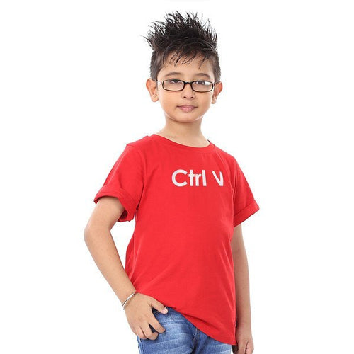 Ctrl C/Ctrl V Red Tees