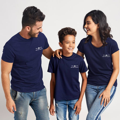 Estd. 2012, Matching Tees For Dad , Mom And Son