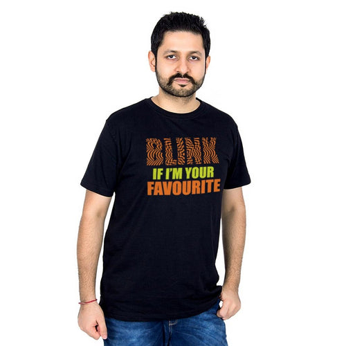 Blink If I'M Your Favourite, Tee For Men