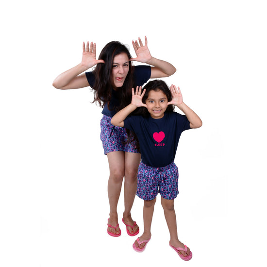 Mother-Daughter Love Sleep Sleepwear