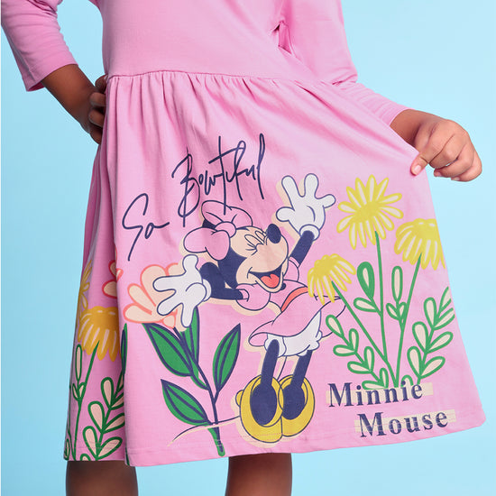 Mini Mouse Pink Girls Dress
