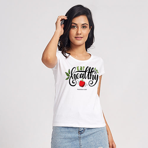 Eat Healthy , Matching Family Tees For Mother