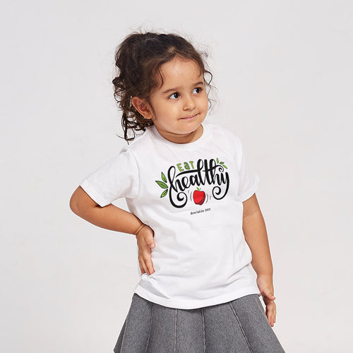 Eat Healthy , Matching Family Tees Kid Daughter