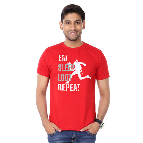 Eat Sleep Loot Repeat, PUBG Matching Tees For Friends