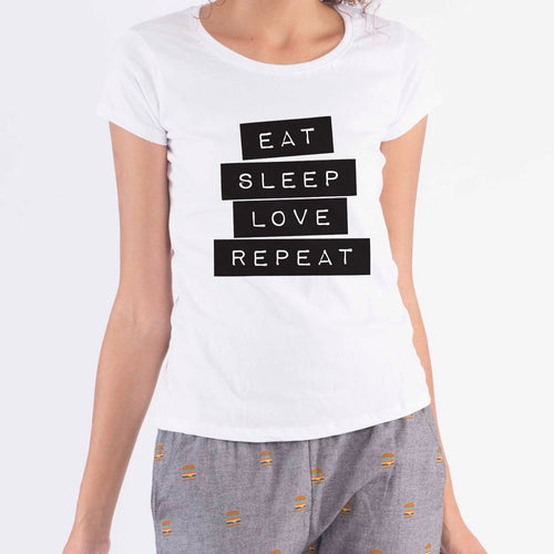 Sleep On Repeat,Sleep Wear For Women