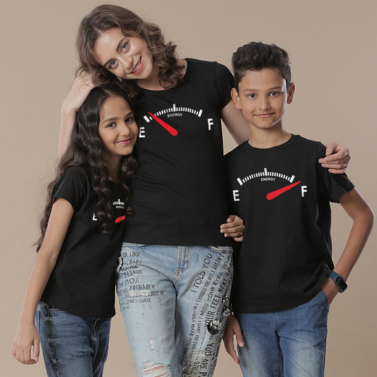 Fuel Empty, Tees For Son, Daughter And Mom.