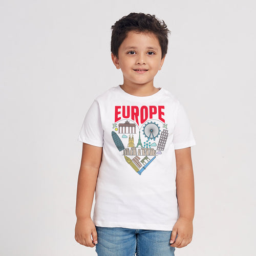 Europe Matching Family Tees for Son