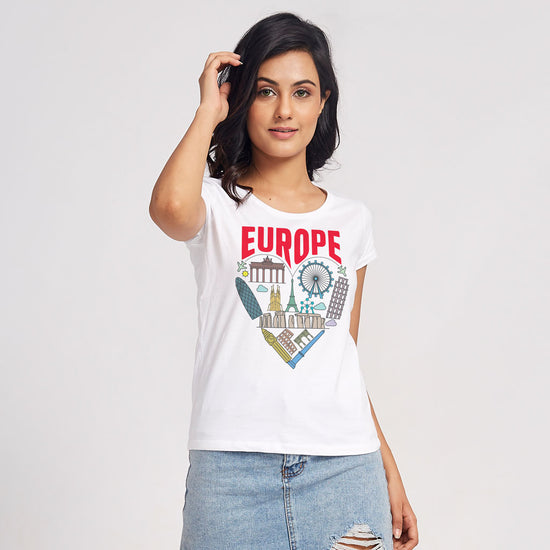 Europe Matching Family Tees for mother