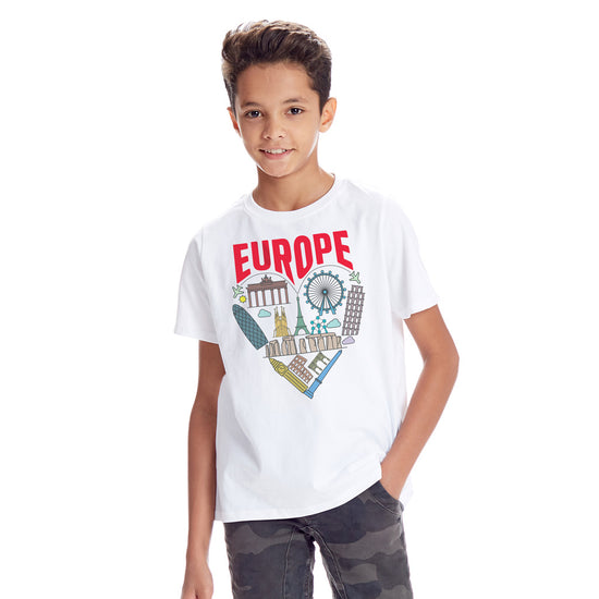 Europe Matching Family Tees for Big Son