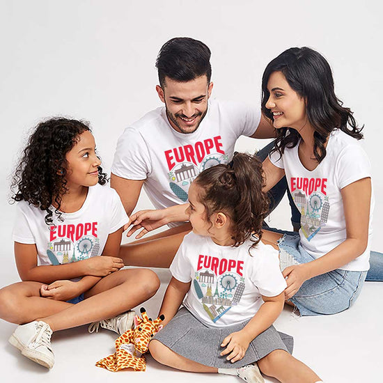 Europe Matching Tees For Family
