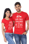 First Christmas Post Marriage, Couple Tees