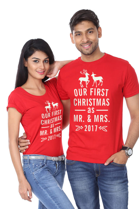 First Christmas Post Marriage, Couple Tees