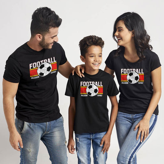 Football, Matching Family Dad/Mom/Son Tees