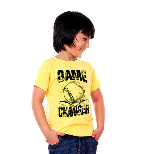 Yellow Game Changer Dad And Son Tshirt