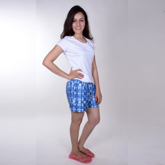 Geometric Brushed print Sleepwear set for Women