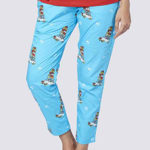 Mom Daughter Holidaying pyjama and Tee set