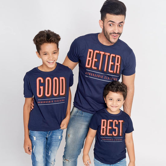 dad and two sons t shirts