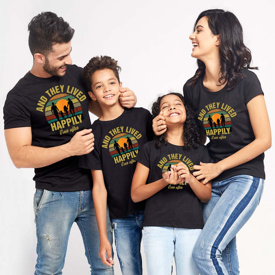 And They Lived , Matching Family Tees