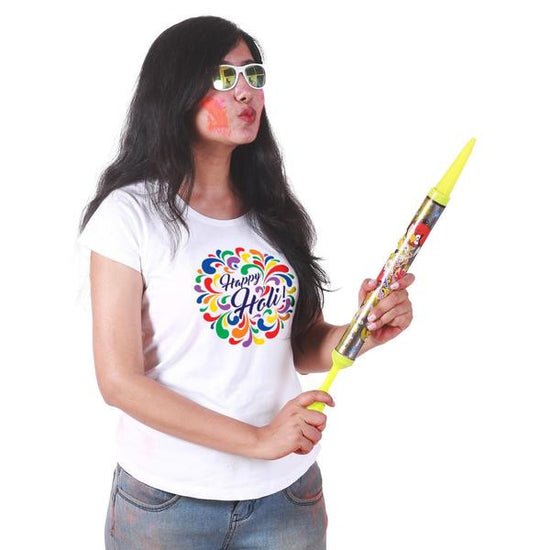 Happy Holi Couple Tees For Women