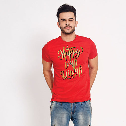 Happy Wali Diwali , Matching Tees For Dad And Daughter
